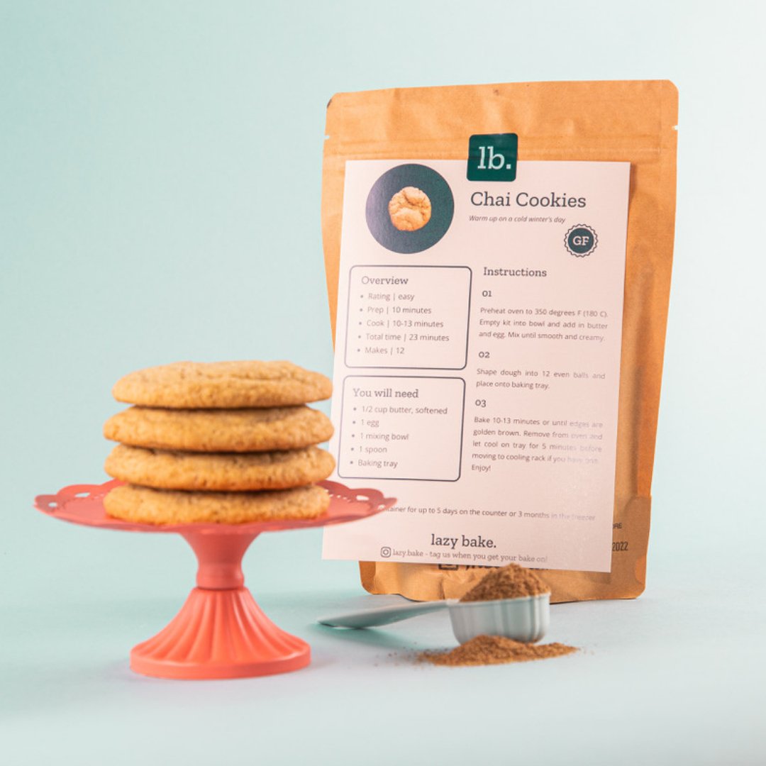 Chai Cookies - Lazy Bake